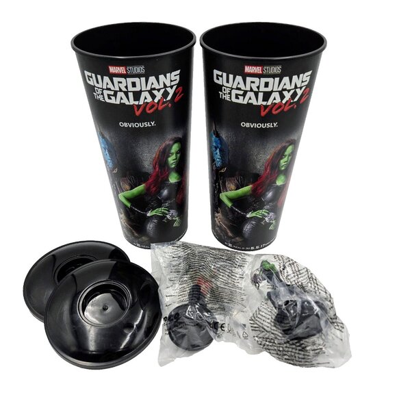 Marvel Avengers Gamora And Drax Figurines Guardians Of The Galaxy Vol. 2 Movie - Picture 1 of 16
